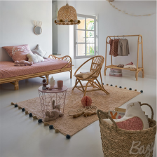 Fauteuil enfant rotin Leo Beige - Atmosphera For Kids Fauteuil enfant rotin Leo Beige - Atmosphera For Kids