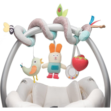 Jouet de voyage pour bébé spirale jardin - Taf Toys Jouet de voyage pour bébé spirale jardin - Taf Toys