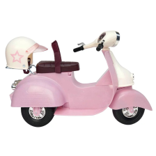 Scooter pour poupée Rose et Blanc - Our Generation Scooter pour poupée Rose et Blanc - Our Generation