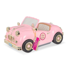 Voiture Retro pour Poupée Rose - Our Generation Voiture Retro pour Poupée Rose - Our Generation