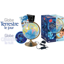 Globe enfant jour et nuit 8+ - Buki Globe enfant jour et nuit 8+ - Buki