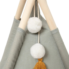 Tipi enfant Wapi Bleu Gris - Atmosphera For Kids Tipi enfant Wapi Bleu Gris - Atmosphera For Kids