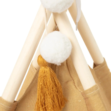 Tipi enfant Wapi Jaune Ocre - Atmosphera For Kids Tipi enfant Wapi Jaune Ocre - Atmosphera For Kids