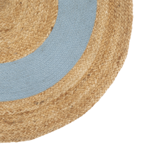 Tapis ronde jute Oya Bleu D90 - Atmosphera For Kids Tapis ronde jute Oya Bleu D90 - Atmosphera For Kids