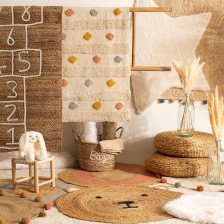 Tapis enfant étoile Blanc - Atmosphera For Kids Tapis enfant étoile Blanc - Atmosphera For Kids