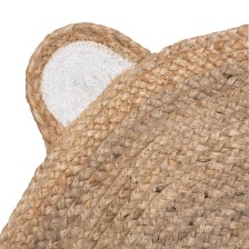 Tapis rond jute Ourson D100 - Atmosphera For Kids Tapis rond jute Ourson D100 - Atmosphera For Kids