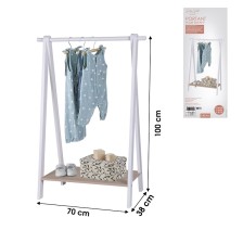 Penderie enfant triepied Blanc - Atmosphera For Kids Penderie enfant triepied Blanc - Atmosphera For Kids