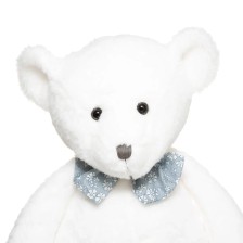 Peluche ours Liberty Alix Blanc - Atmosphera For Kids Peluche ours Liberty Alix Blanc - Atmosphera For Kids