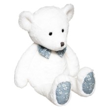 Peluche ours Liberty Alix Blanc - Atmosphera For Kids Peluche ours Liberty Alix Blanc - Atmosphera For Kids