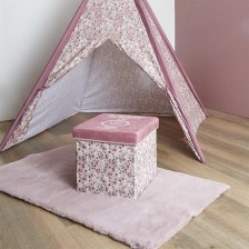 Pouf pliable Madame Princesse Rose - Home Deco Kids Pouf pliable Madame Princesse Rose - Home Deco Kids