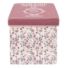 Pouf pliable Madame Princesse Rose - Home Deco Kids Pouf pliable Madame Princesse Rose - Home Deco Kids