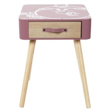 Table de chevet Madame Princesse Rose - Home Deco Kids Table de chevet Madame Princesse Rose - Home Deco Kids