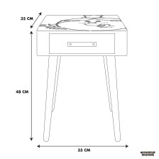 Table de chevet Madame Princesse Rose - Home Deco Kids Table de chevet Madame Princesse Rose - Home Deco Kids
