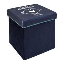 Pouf pliable Monsieur Heureux Bleu - Home Deco Kids Pouf pliable Monsieur Heureux Bleu - Home Deco Kids