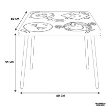 Table avec pot crayon Monsieur Madame - Home Deco Kids Table avec pot crayon Monsieur Madame - Home Deco Kids