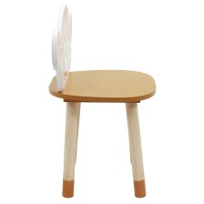 Chaise enfant Madame Bonheur Jaune - Home Deco Kids Chaise enfant Madame Bonheur Jaune - Home Deco Kids