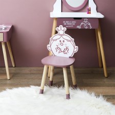 Chaise enfant Madame Princesse Rose - Atmosphera For Kids Chaise enfant Madame Princesse Rose - Atmosphera For Kids