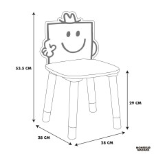 Chaise enfant Monsieur Costaud Rouge - Home Deco Kids Chaise enfant Monsieur Costaud Rouge - Home Deco Kids