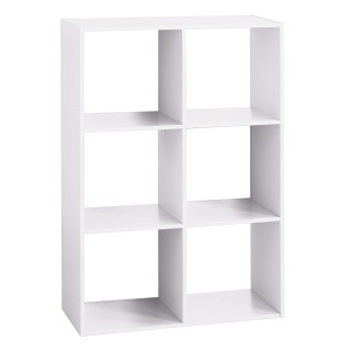 Étagère 6 Cases Mix Blanc - Atmosphera For Kids