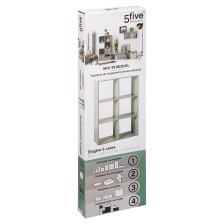 Étagère 6 Cases Mix Gris - Atmosphera For Kids Étagère 6 Cases Mix Gris - Atmosphera For Kids