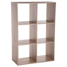 Étagère 6 Cases Mix Beige - Atmosphera For Kids Étagère 6 Cases Mix Beige - Atmosphera For Kids