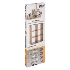 Étagère 6 Cases Mix Beige - Atmosphera For Kids Étagère 6 Cases Mix Beige - Atmosphera For Kids
