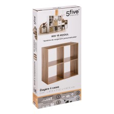 Etagère 4 cases Mix Beige - Atmosphera For Kids Etagère 4 cases Mix Beige - Atmosphera For Kids