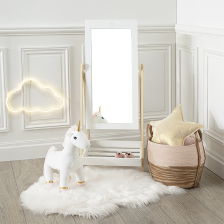 Miroir Sur Pied Enfant Blanc - Atmosphera For Kids Miroir Sur Pied Enfant Blanc - Atmosphera For Kids