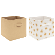 Set de 2 bacs de rangement Soleil - Atmosphera For Kids Set de 2 bacs de rangement Soleil - Atmosphera For Kids