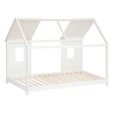 Ensemble Lit cabane fenêtre + Matelas 90x190 - Atmosphera For Kids Ensemble Lit cabane fenêtre + Matelas 90x190 - Atmosphera For Kids