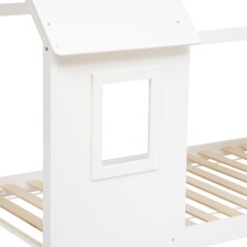 Ensemble Lit cabane fenêtre + Matelas 90x190 - Atmosphera For Kids Ensemble Lit cabane fenêtre + Matelas 90x190 - Atmosphera For Kids
