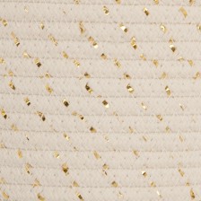 Lot de 3 Paniers Lurex en coton - Atmosphera For Kids Lot de 3 Paniers Lurex en coton - Atmosphera For Kids