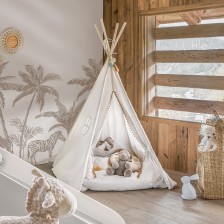 Tipi enfant Wapi fenêtre Blanc - Atmosphera For Kids Tipi enfant Wapi fenêtre Blanc - Atmosphera For Kids