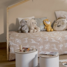 Parure de lit enfant Savane 140x200 - Atmosphera For Kids Parure de lit enfant Savane 140x200 - Atmosphera For Kids
