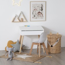 Pupitre d’écriture simple Blanc - Atmosphera For Kids Pupitre d’écriture simple Blanc - Atmosphera For Kids