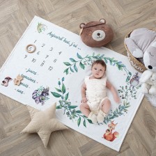 Couverture étape bébé Nature Vert - Atmosphera For Kids Couverture étape bébé Nature Vert - Atmosphera For Kids