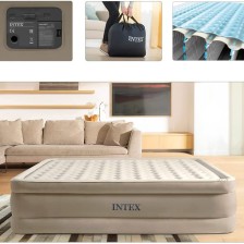 Matelas gonflable électrique Ultra Plus 2 places - Intex Matelas gonflable électrique Ultra Plus 2 places - Intex