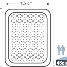 Matelas gonflable électrique Ultra Plus 2 places - Intex Matelas gonflable électrique Ultra Plus 2 places - Intex