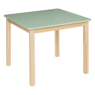 Table enfant carré Classic Vert Atmosphera - Atmosphera For Kids