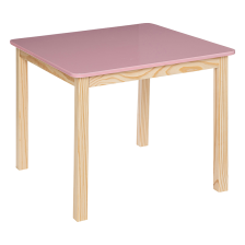 Table enfant carré Classic Rose Atmosphera - Atmosphera For Kids Table enfant carré Classic Rose Atmosphera - Atmosphera For Kids
