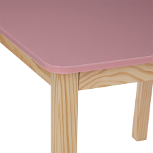 Table enfant carré Classic Rose Atmosphera - Atmosphera For Kids Table enfant carré Classic Rose Atmosphera - Atmosphera For Kids