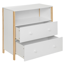 Commode en bois Kima Blanc - Atmosphera For Kids Commode en bois Kima Blanc - Atmosphera For Kids