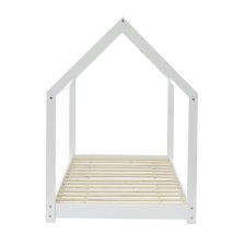 Lit Cabane Royaume Des Rêves Blanc 90x190 cm - Laïba Kids Lit Cabane Royaume Des Rêves Blanc 90x190 cm - Laïba Kids