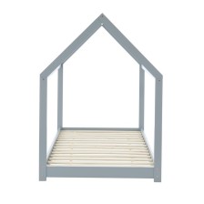 Lit Cabane Royaume Des Rêves Gris 90x190 cm - Laïba Kids Lit Cabane Royaume Des Rêves Gris 90x190 cm - Laïba Kids