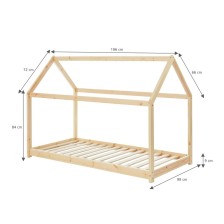 Lit Cabane Royaume Des Rêves Beige 90x190 cm - Laïba Kids Lit Cabane Royaume Des Rêves Beige 90x190 cm - Laïba Kids