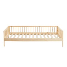 Lit Enfant Nid Douillet Pin Massif Beige 90x190 - Laïba Kids Lit Enfant Nid Douillet Pin Massif Beige 90x190 - Laïba Kids