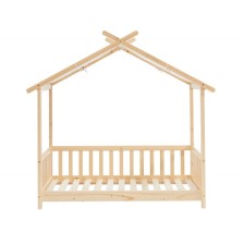 Lit Enfant Tente Des Étoiles Beige 70x140 Sommier Inclus - Laïba Kids Lit Enfant Tente Des Étoiles Beige 70x140 Sommier Inclus - Laïba Kids