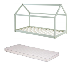 Ensemble Lit Royaume Vert 90x190 + Matelas enfant 90x190 - Laïba Kids Ensemble Lit Royaume Vert 90x190 + Matelas enfant 90x190 - Laïba Kids