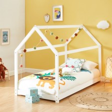 Lit Cabane Royaume Des Rêves Blanc 90x190 cm - Laïba Kids Lit Cabane Royaume Des Rêves Blanc 90x190 cm - Laïba Kids