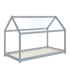 Lit Cabane Royaume Des Rêves Gris 90x190 cm - Laïba Kids Lit Cabane Royaume Des Rêves Gris 90x190 cm - Laïba Kids
